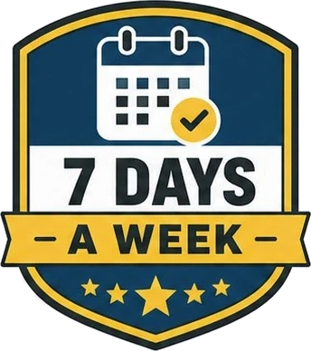 Open 7 days a week